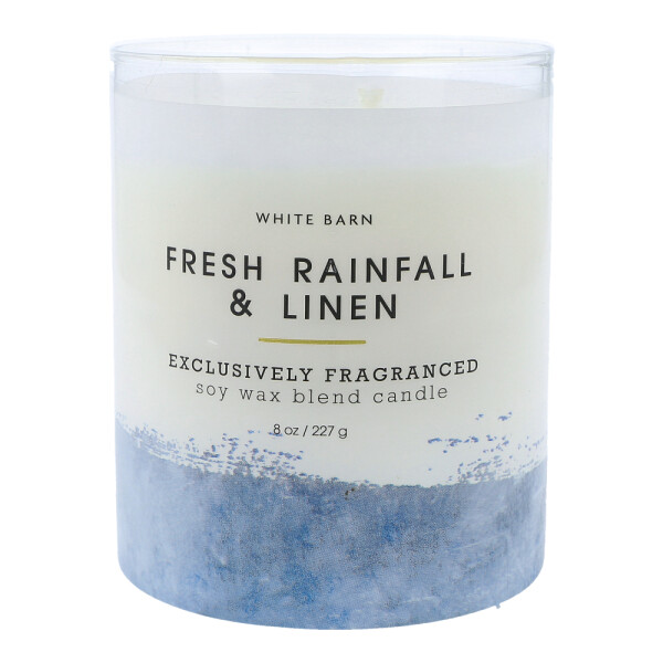 Fresh Rainfall & Linen 1-Docht-Kerze 227g