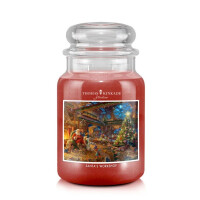 Santas Workshop 2-Docht-Kerze 737g