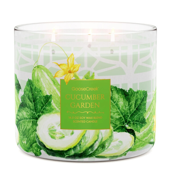 Cucumber Garden 3-Docht-Kerze 411g