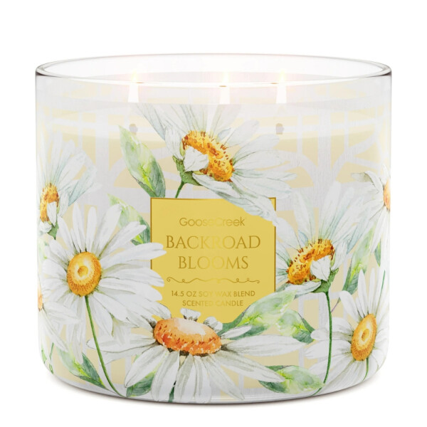 Backroad Blooms 3-Docht-Kerze 411g