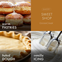 Sweet Shop 3-Docht-Kerze 411g