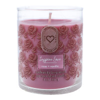 Rose Vanilla (Inspire Love) - Aromatherapy 1-Docht-Kerze 227g