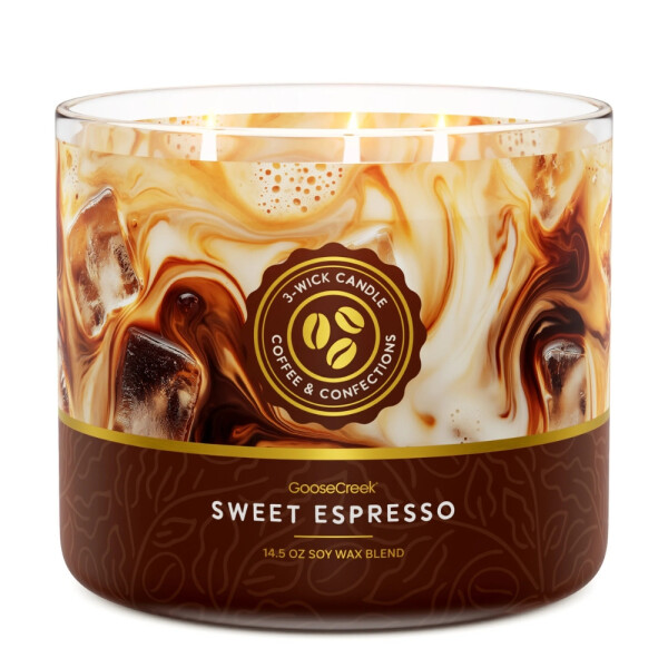 Sweet Espresso 3-Docht-Kerze 411g