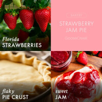 Strawberry Jam Pie 3-Docht-Kerze 411g
