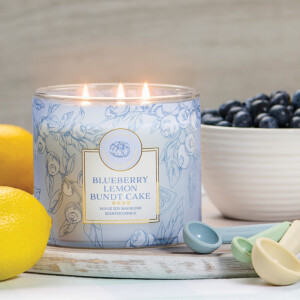 Blueberry Lemon Bundt Cake 3-Docht-Kerze 411g