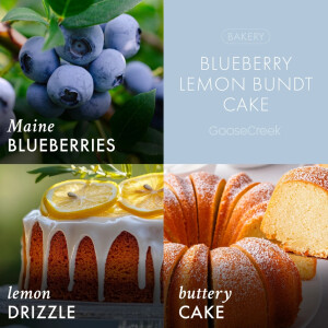 Blueberry Lemon Bundt Cake 3-Docht-Kerze 411g