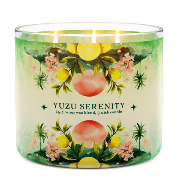 Yuzu Serenity 3-Docht-Kerze 411g