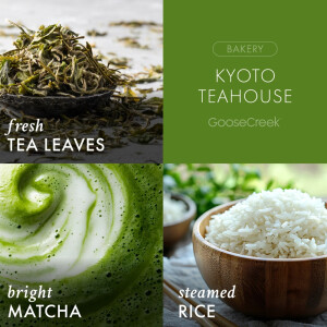 Kyoto Teahouse 3-Docht-Kerze 411g