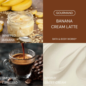 Banana Cream Latte 3-Docht-Kerze 411g