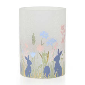 Easter Bunny Kerzenhalter Crackle- Jar Holder