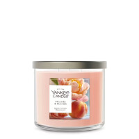 Peaches & Peonies 3-Docht-Kerze 411g