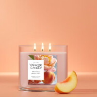 Peaches & Peonies 3-Docht-Kerze 411g