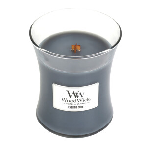 WoodWick® Evening Onyx Kerzenglas Mittel 275g mit...