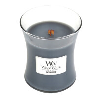 WoodWick® Evening Onyx Kerzenglas Mittel 275g mit Knisterdocht
