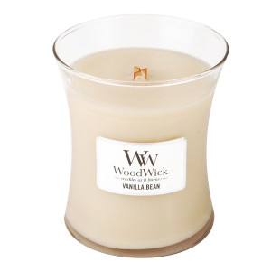 WoodWick® Vanilla Bean Kerzenglas Mittel 275g mit...