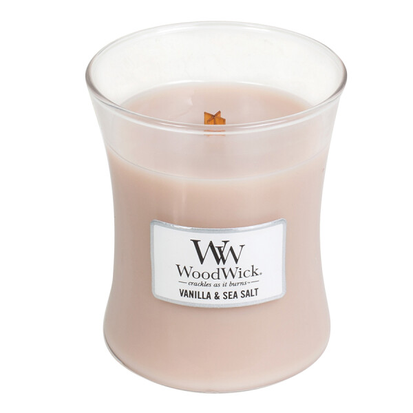 Vanilla & Sea Salt Kerzenglas Mittel 275g mit Knisterdocht