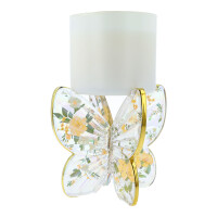 Glass Butterfly Jar Holder