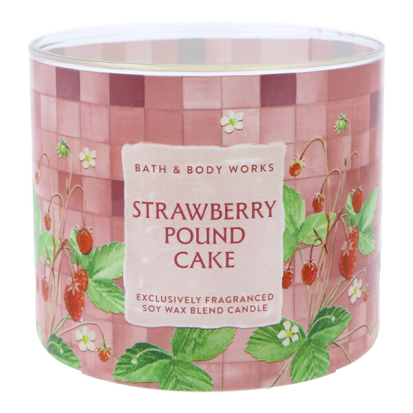 Strawberry Pound Cake 3-Docht-Kerze 411g