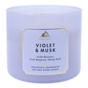 Violet & Musk 3-Docht-Kerze 411g