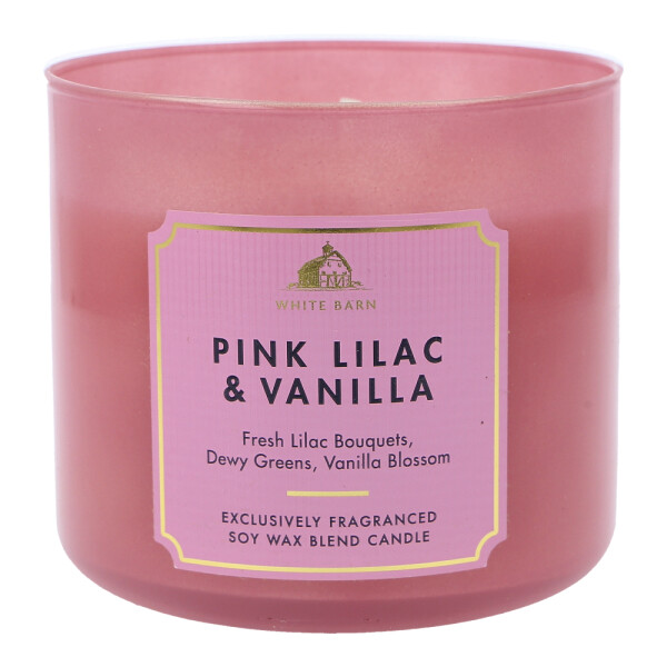 Pink Lilac & Vanilla 3-Docht-Kerze 411g