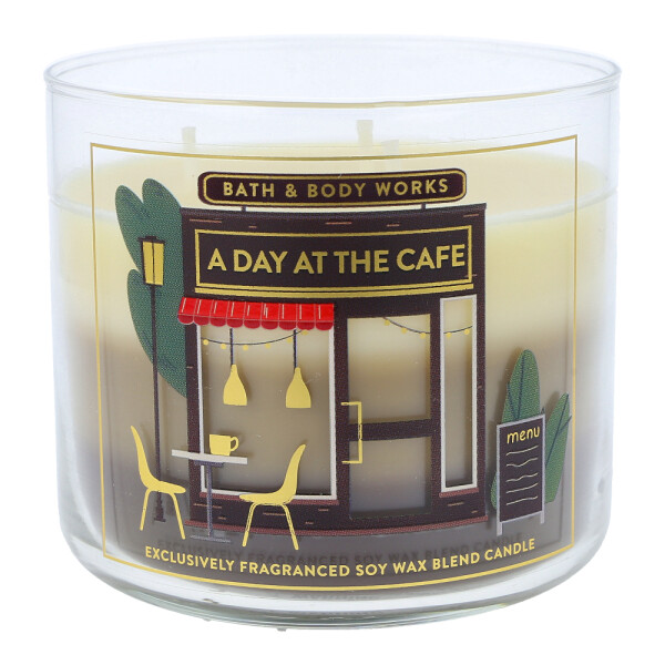 A Day At The Cafe 3-Docht-Kerze 411g