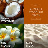 Golden Coconut Glow 3-Docht-Kerze 411g