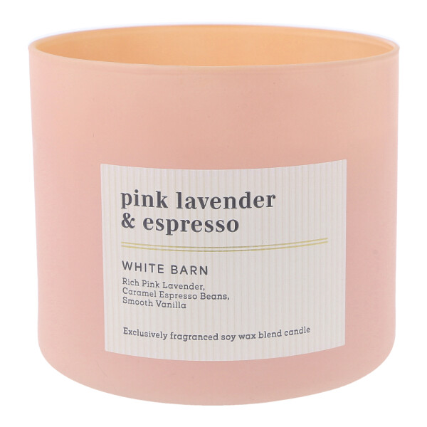 Pink Lavender & Espresso 3-Docht-Kerze 411g
