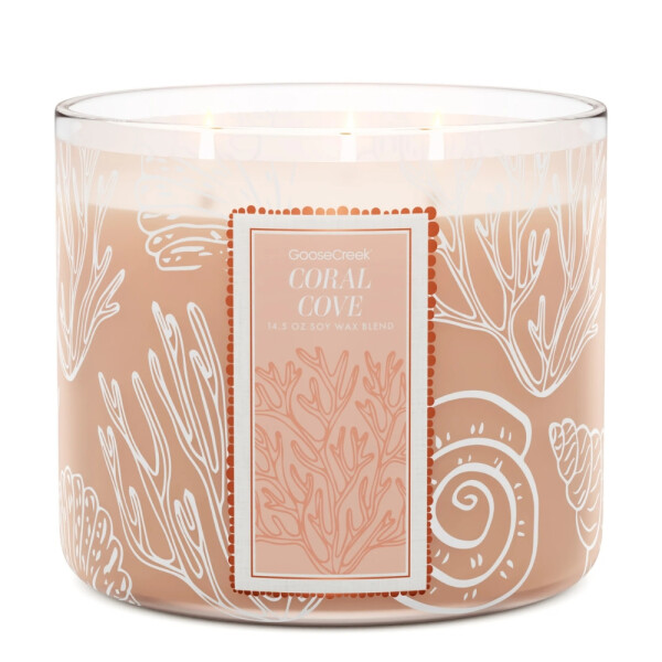 Coral Cove 3-Docht-Kerze 411g