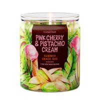 Pink Cherry & Pistachio Cream 1-Docht-Kerze 198g