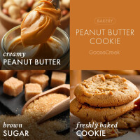 Peanut Butter Cookie 1-Docht-Kerze 198g