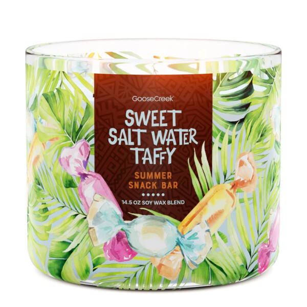 Sweet Salt Water Taffy 3-Docht-Kerze 411g