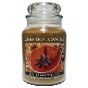 Cheerful Candle Butter Maple Toddy 2-Docht-Kerze 680g