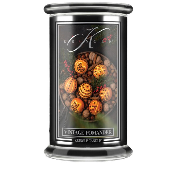 Vintage Pomander 2-Docht-Kerze 623g