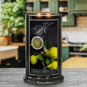 Pear & Green Tea 2-Docht-Kerze 623g
