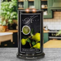 Pear & Green Tea 2-Docht-Kerze 623g