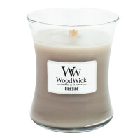 WoodWick® Fireside Kerzenglas Mittel 275g mit Knisterdocht