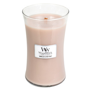 WoodWick® Vanilla & Sea Salt Kerzenglas...