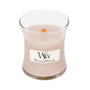 WoodWick® Vanilla & Sea Salt Kerzenglas Klein 85g...