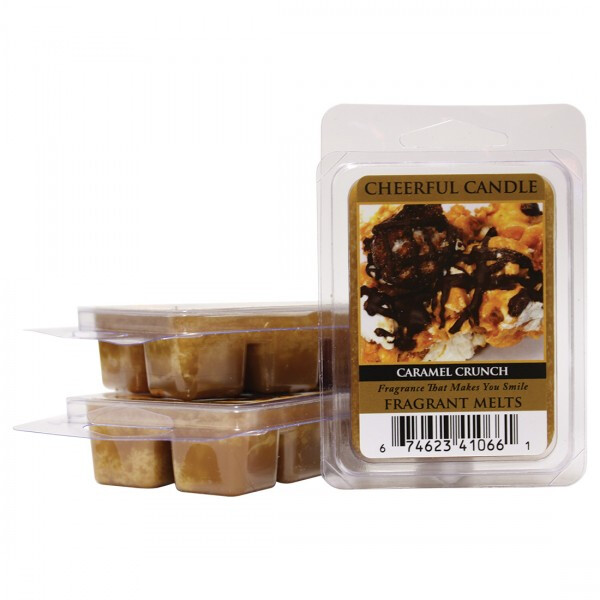 Cheerful Candle Caramel Crunch Wachsmelt 68g