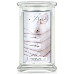 Kringle Candle&reg; Warm Cotton 2-Docht-Kerze 623g