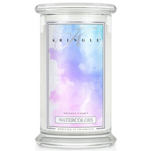 Watercolors 2-Docht-Kerze 623g