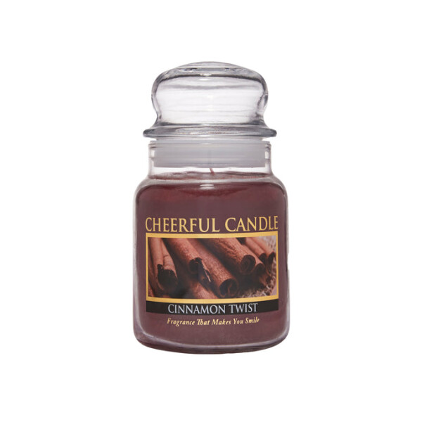 Cheerful Candle Cinnamon Twist 1-Docht-Kerze 170g