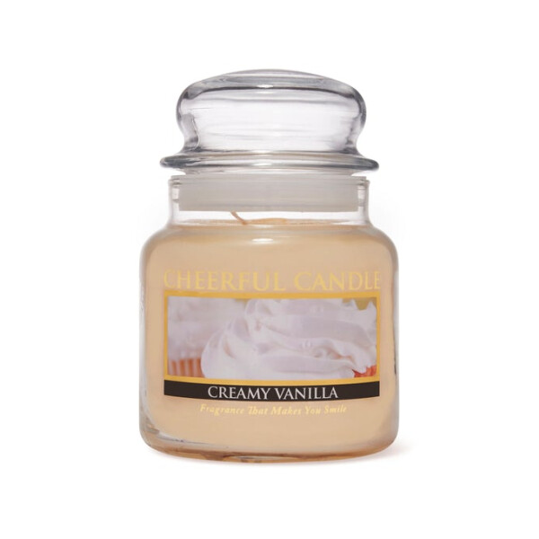 Cheerful Candle Creamy Vanilla 2-Docht-Kerze 453g