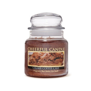 Cheerful Candle Crumb Coffee Cake 2-Docht-Kerze 453g