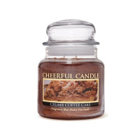 Cheerful Candle Crumb Coffee Cake 2-Docht-Kerze 453g