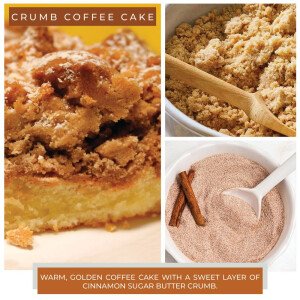 Crumb Coffee Cake 2-Docht-Kerze 680g