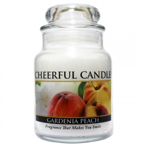 Cheerful Candle Gardenia Peach 1-Docht-Kerze 170g