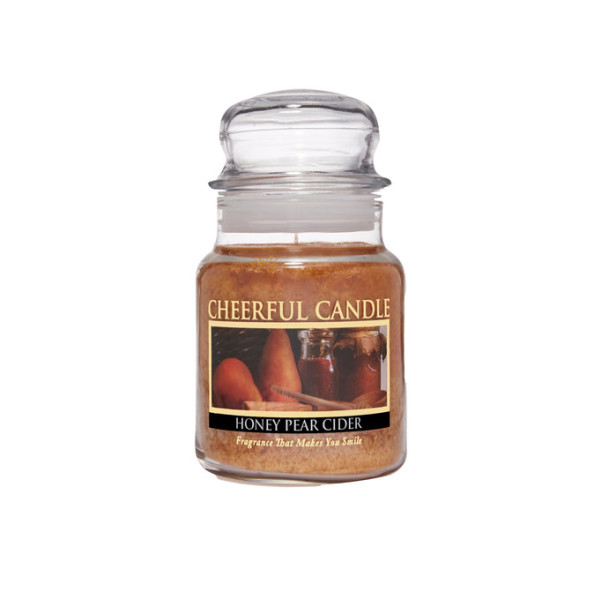 Cheerful Candle Honey Pear Cider 1-Docht-Kerze 170g