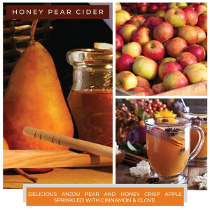 Honey Pear Cider 1-Docht-Kerze 170g