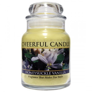 Cheerful Candle Honeysuckle Vanilla 1-Docht-Kerze 170g